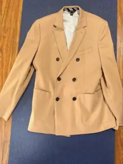 美品】Banana Republic ダブルブレストスリムフィットカシミヤのサムネイル