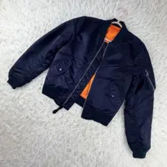 ALPHA INDUSTRIES MA-1 リバーシブル　フライト　ネイビー　M