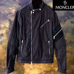MONCLER ナイロンジャケット ライダースジャケット バイカージャケット