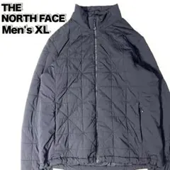 ノースフェイス 黒 キルティング 中綿ジャケット　XL インナーダウン ダウン