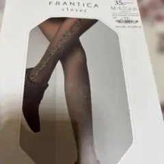 FRANTICA 迷彩フラワーライン ストッキング M-L