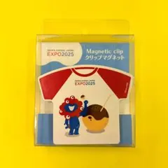EXPO2025　ミャクミャクたこ焼き　 Тシャツ型マグネットクリップ03