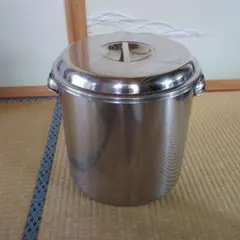 業務用 寸胴鍋 ステンレス製 蓋付き 目盛り付きのサムネイル