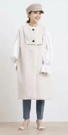 yori ヨリ2024SS ポケットフリルジレ yori ヨリ2024SS ポケットフリルジレ - メルカリ