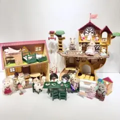 シルバニアファミリー 森のどきどきツリーハウス 他 まとめ売り