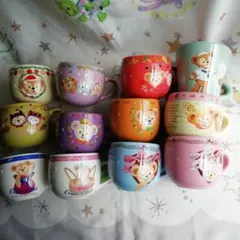 ダッフィー　マグカップ　12個　スーベニア　シェリーメイ　ジェラトーニ