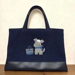美品 ファミリア familiar ピオヌンナル ミルク MILK トートバッグ