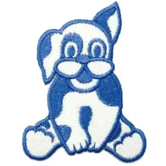 ワッペン ドッグ DOG 犬 ワンちゃん 動物 アイロン アップリケ 送料無料