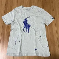Big Pony ペイントスプラッタープリント コットン Tシャツ 150