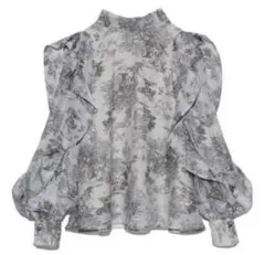 snidel スナイデル トワルドジュイ オーガンジーシースルーブラウス