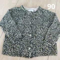 ZARA レオパード柄 カーディガン 18-24ヶ月　90