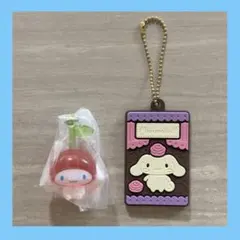 シナモロール★なかよしさくらんぼスイング　キャラパキラバーマスコット　2個セット