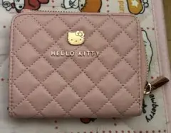 サンリオ ハローキティ キルティング2つ折りウォレット 財布 キルト ピンク