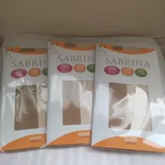 グンゼ SABRINA ストッキング 3枚セット M-L　新品未使用