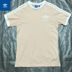 アディダスオリジナルスリンガーTシャツくすみ系薄ピンク韓国ヴィンテージ古着90s