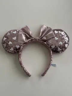 ディズニー ピンク スパンコールカチューシャ