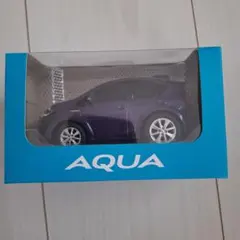 トヨタ　アクア　プルバックカー　車　紫　パープルのサムネイル
