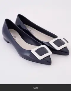 【美品】 TEMPERATE フラットシューズ38(23.5cm)