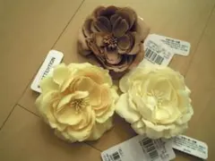 新品　送料無料　訳あり　LOWRYSFARM ヘアゴム　フラワー　3点セット