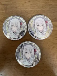 獅白ぼたんランダム箔押し缶バッジ正月衣装ver.ホロライブ
