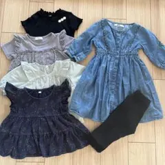 女の子　110サイズ　まとめ売り　春物　夏物　カジュアル　ワンピース　Tシャツ