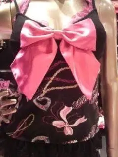 MA＊RS マーズ MA*RS 店舗限定 アクセサリー柄 リボン付きキャミソール