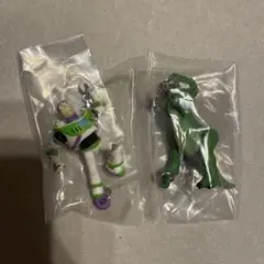 ガチャガチャ　トイストーリー　ゆらゆらつながるマスコット　バズ　レックス