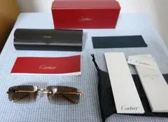 新品・未使用品★パンテール ドゥ カルティエ サングラス★ゴールドカラーのサムネイル