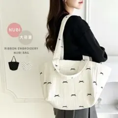 【新品未使用】florist 2WAY ミニリボン ヌビ トート マザーズバッグ