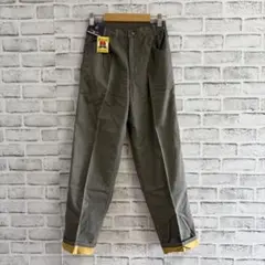 未使用 SEVEN.ARC ボンディングパンツ 140 カーキ レトロ キッズ