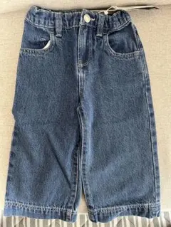タグ付き新品　プチバトー　デニムワイドパンツ　95cm 3ans