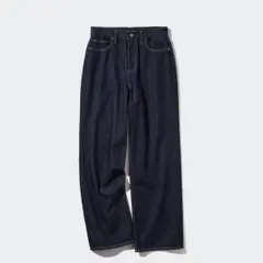 UNIQLO ワイドストレートジーンズ デニム 24サイズ