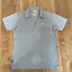 adidas Clima365 襟付き　Tシャツ　水色