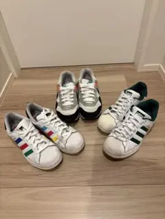 スニーカー 3足セット アディダスのスパースターとNIKEのエアマックスのサムネイル