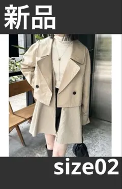 新品　トレンチ＋ベスト　3wayコート