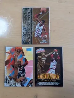【581】NBAカード Hakeem Olajuwon 3枚セット