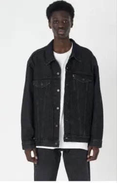 Levi's ブラックデニムジャケット　3rdトラッカージャケット