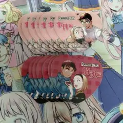 コナンカードゲーム　事件編、解決編マーカー14個セット　バレンタイン交流会