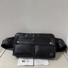 【新品同様】PORTER ポーター フリースタイル 黒　ボディバッグ 07147