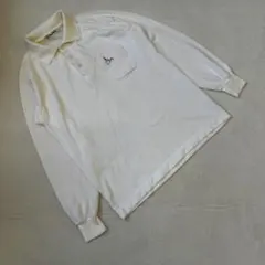 《 Troy Bros 》 メンズ 長袖 ポロシャツ ワンポイント 胸ポケット