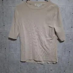 ROPÉ PICNIC 半袖ニット 38 ベージュ