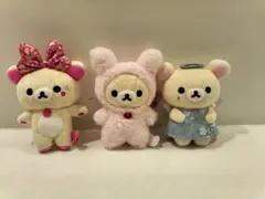 コリラックマいっぱいシリーズ ぶらさげぬいぐるみ 3種セット