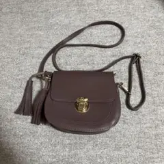【GRL】 ショルダーバッグ ダークパープル