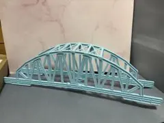 プラレール　アーチ橋　大鉄橋　水色