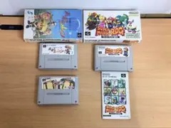 スーパーファミコン ソフト 3本　BOMBERMAN4