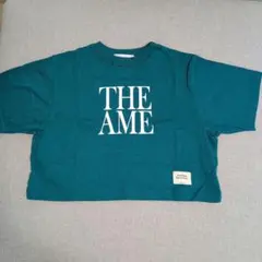 Americana×ジーンズファクトリー　クロップドロゴプリントTシャツのサムネイル