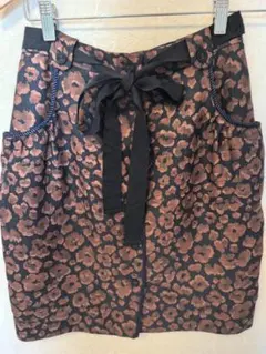 LANVIN 花柄スカート