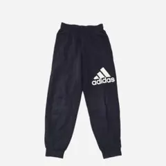 アディダス スウェットパンツ（キッズ／140cm）ネイビー ロゴ ウエストゴム