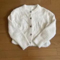 H&Mボタンが可愛いカーディガン