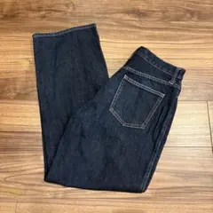 ユニクロ ワイドストレートジーンズ★25インチ